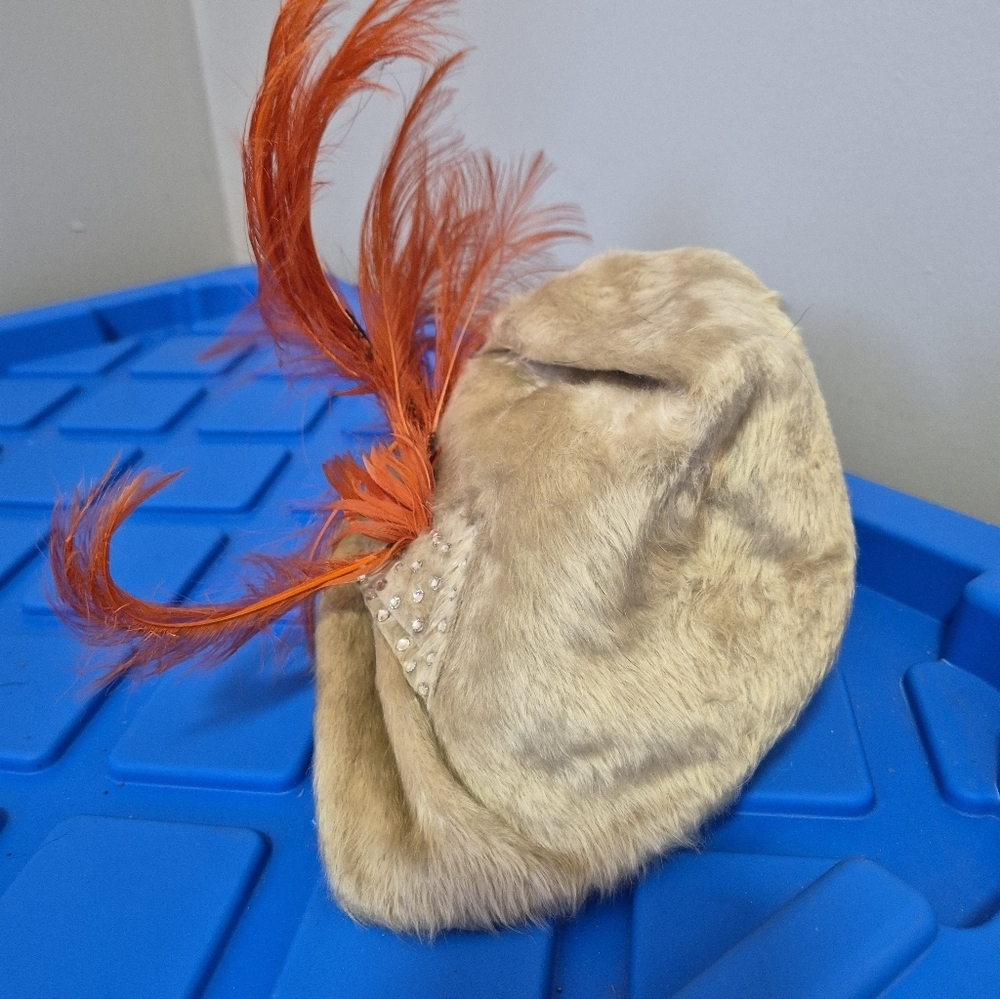 Vintage Fur Half Hat